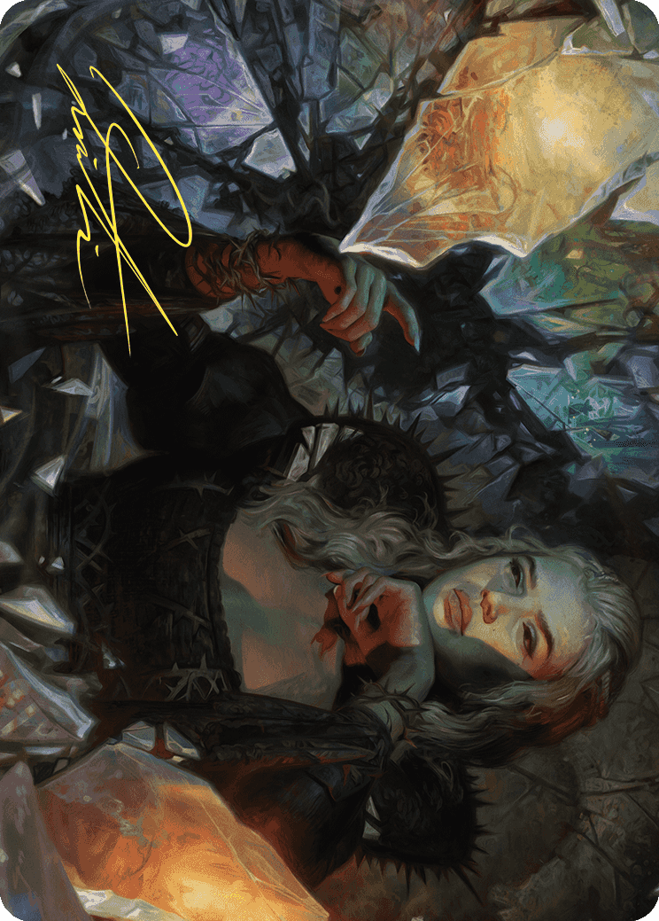 Prophetic Prism Art Card (Gold-Stamped Signature) [Wilds of Eldraine Art Series] | GnG Games