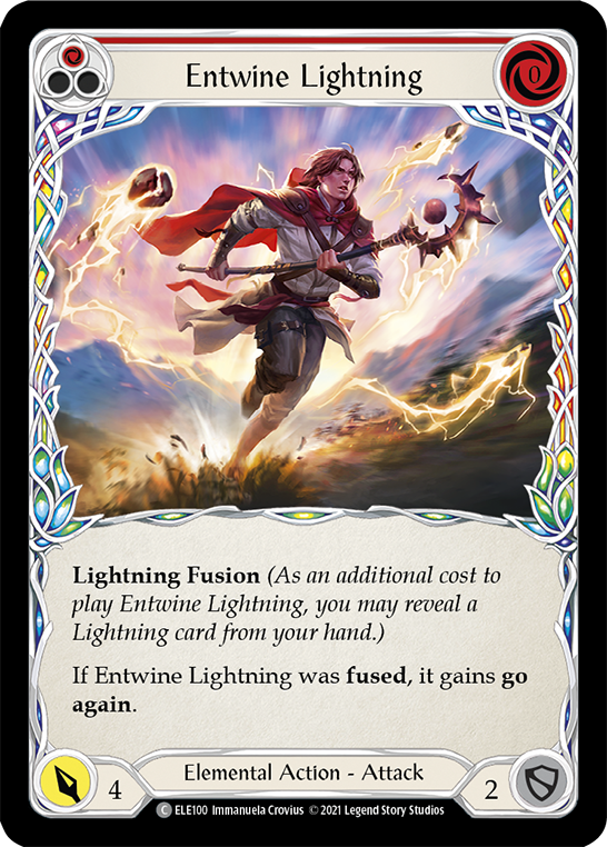 Entwine Lightning (Red) [ELE100] (Tales of Aria)  1st Edition Normal | GnG Games