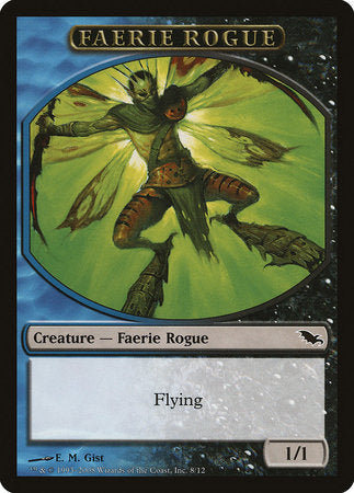 Faerie Rogue Token (Blue/Black) [Shadowmoor Tokens] | GnG Games