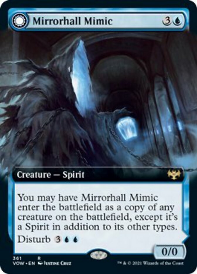 Mirrorhall Mimic // Ghastly Mimicry (Extended) [Innistrad: Crimson Vow] | GnG Games