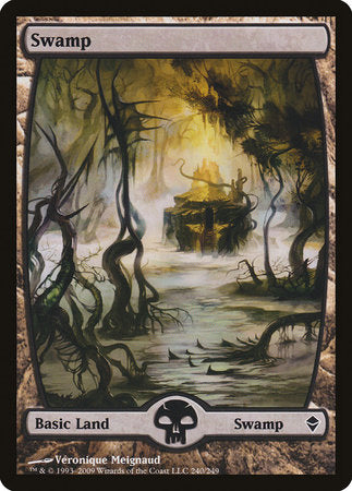 Swamp (240) - Full Art [Zendikar] | GnG Games