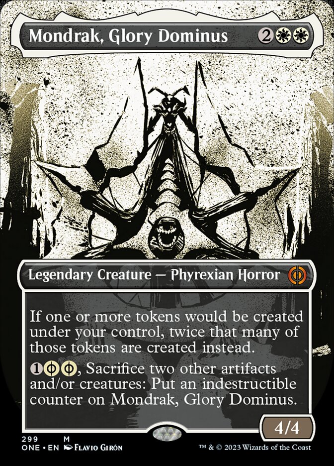 Mondrak, Glory Dominus (Borderless Ichor) [Phyrexia: All Will Be One] | GnG Games