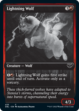 Lightning Wolf [Innistrad: Double Feature] | GnG Games