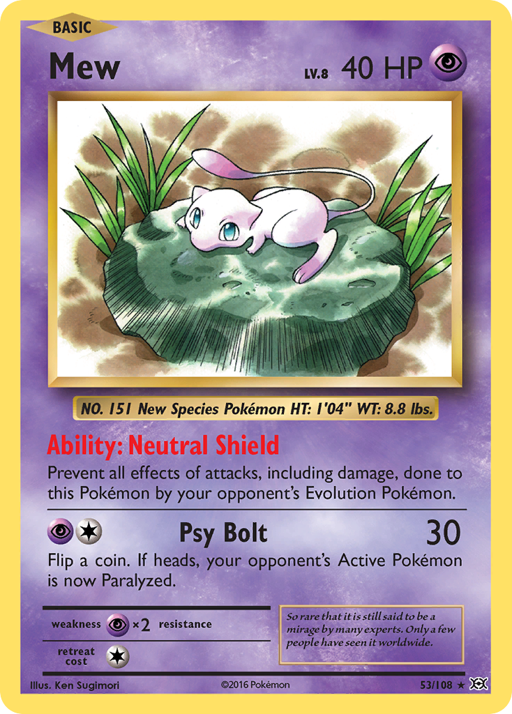 Mew (53/108) [XY: Evolutions] | GnG Games