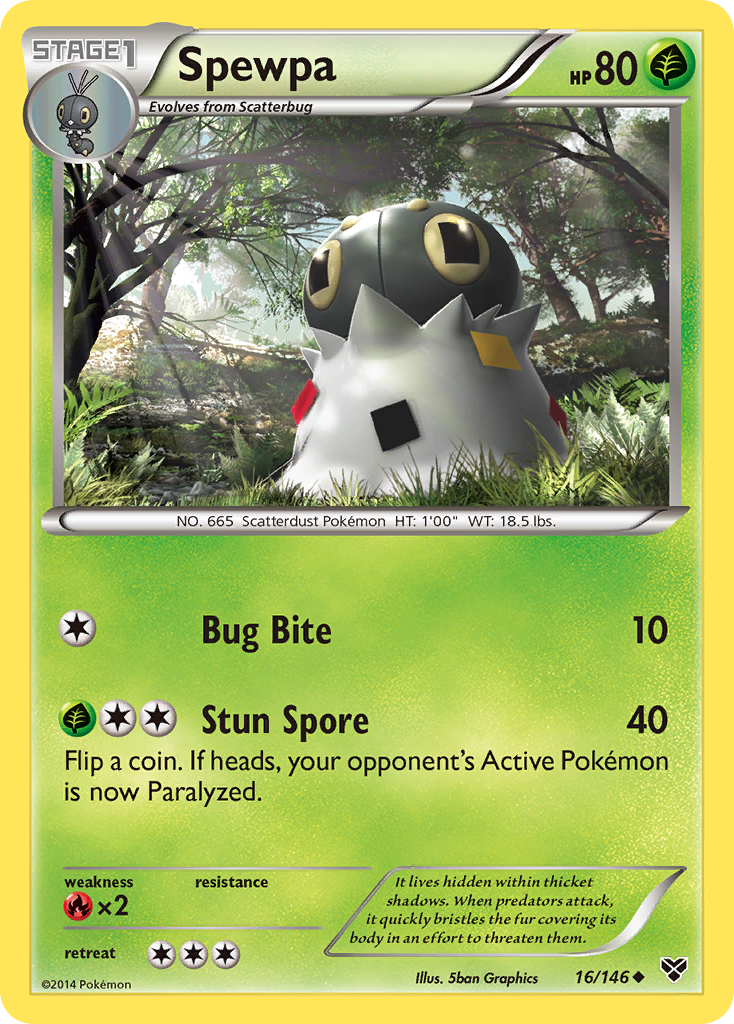 Spewpa (16/146) [XY: Base Set] | GnG Games