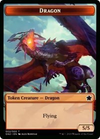 Dragon (002) // Zombie Double-Sided Token [Game Night 2019 Tokens] | GnG Games