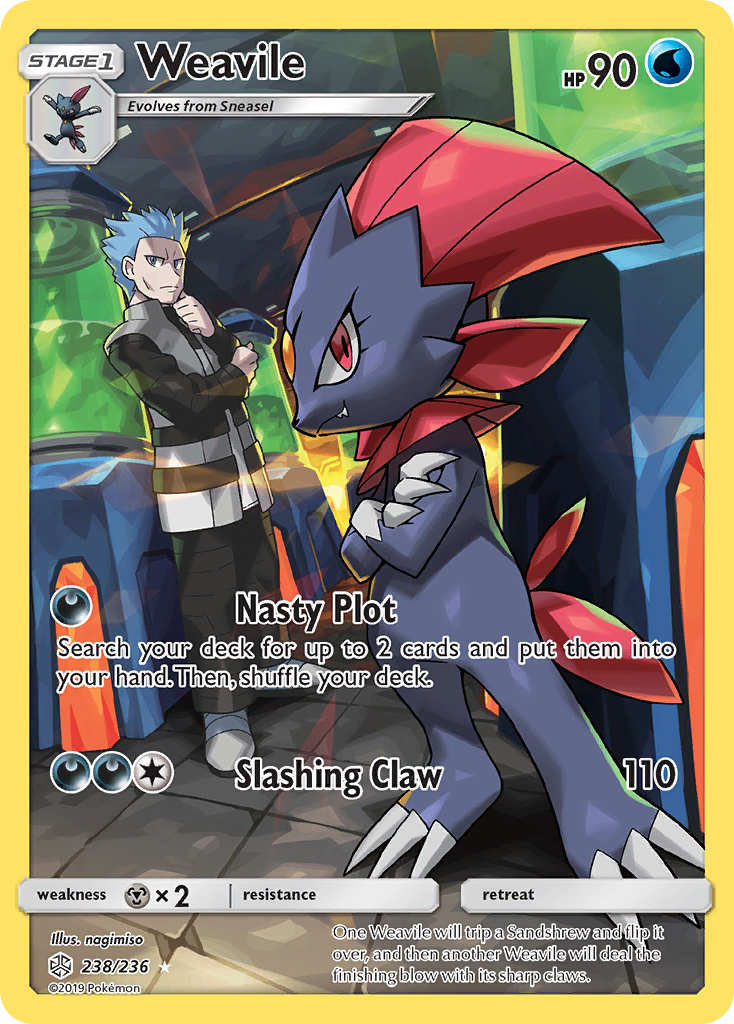 Weavile (238/236) [Sun & Moon: Cosmic Eclipse] | GnG Games