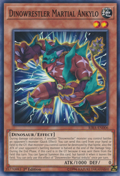 Dinowrestler Martial Ankylo [RIRA-EN006] Common | GnG Games