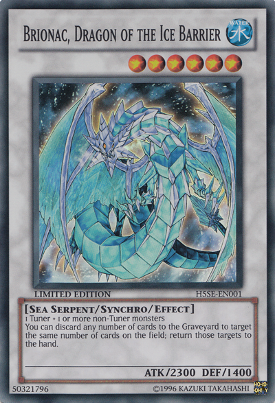 Brionac, Dragon of the Ice Barrier [H5SE-EN001] Super Rare | GnG Games