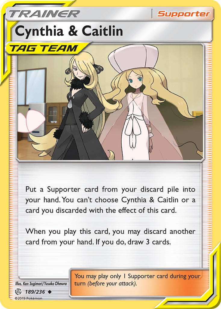 Cynthia & Caitlin (189/236) [Sun & Moon: Cosmic Eclipse] | GnG Games