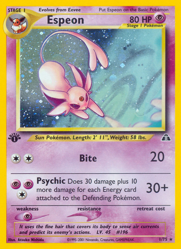 Espeon (1/75) [Neo Discovery 1st Edition] | GnG Games