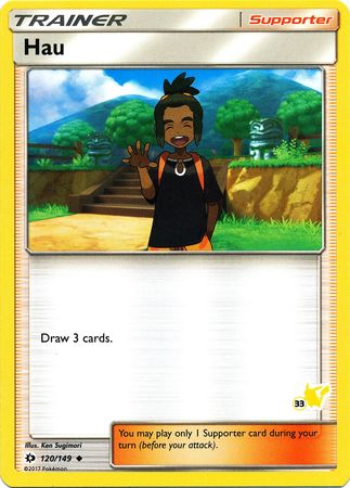 Hau (120/149) (Pikachu Stamp #33) [Battle Academy 2020] | GnG Games