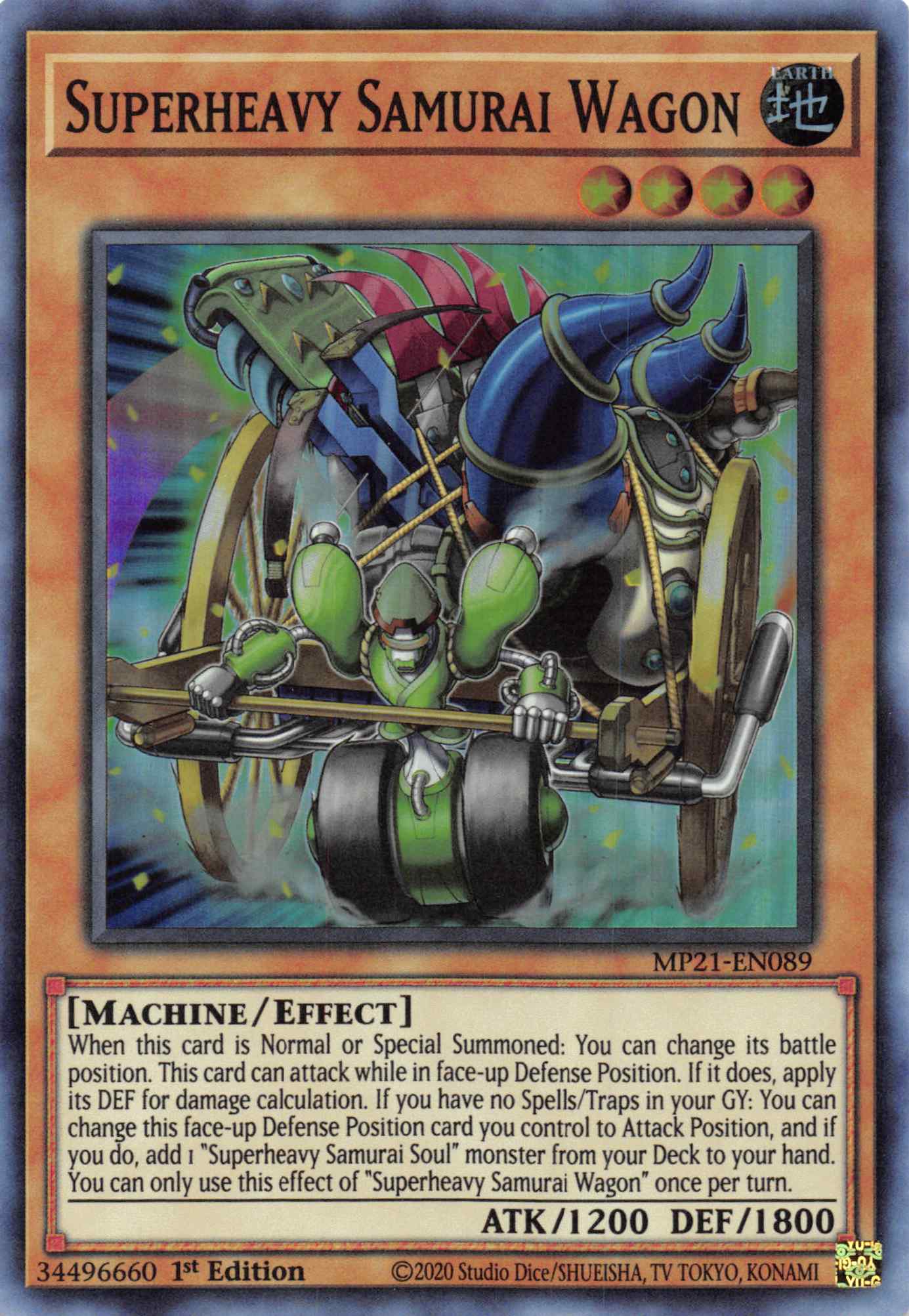 Superheavy Samurai Wagon [MP21-EN089] Super Rare | GnG Games