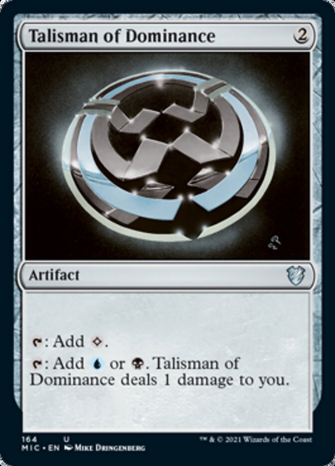 Talisman of Dominance [Innistrad: Midnight Hunt Commander] | GnG Games