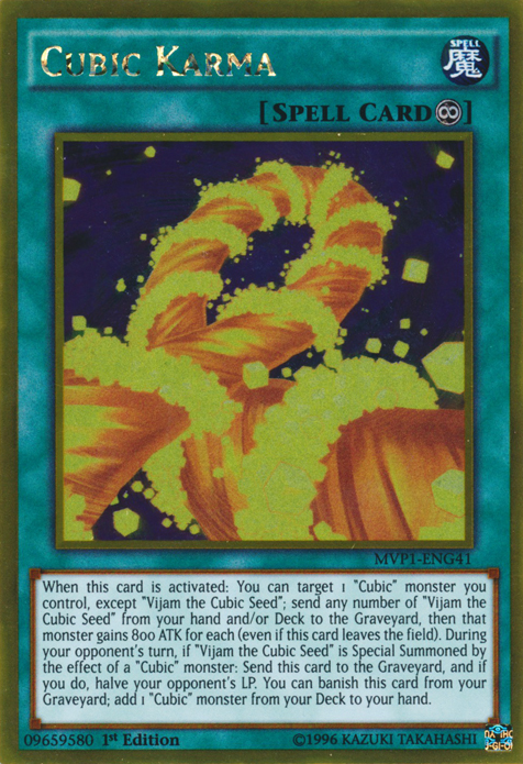 Cubic Karma [MVP1-ENG41] Gold Rare | GnG Games