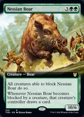 Nessian Boar (Extended Art) [Theros Beyond Death] | GnG Games