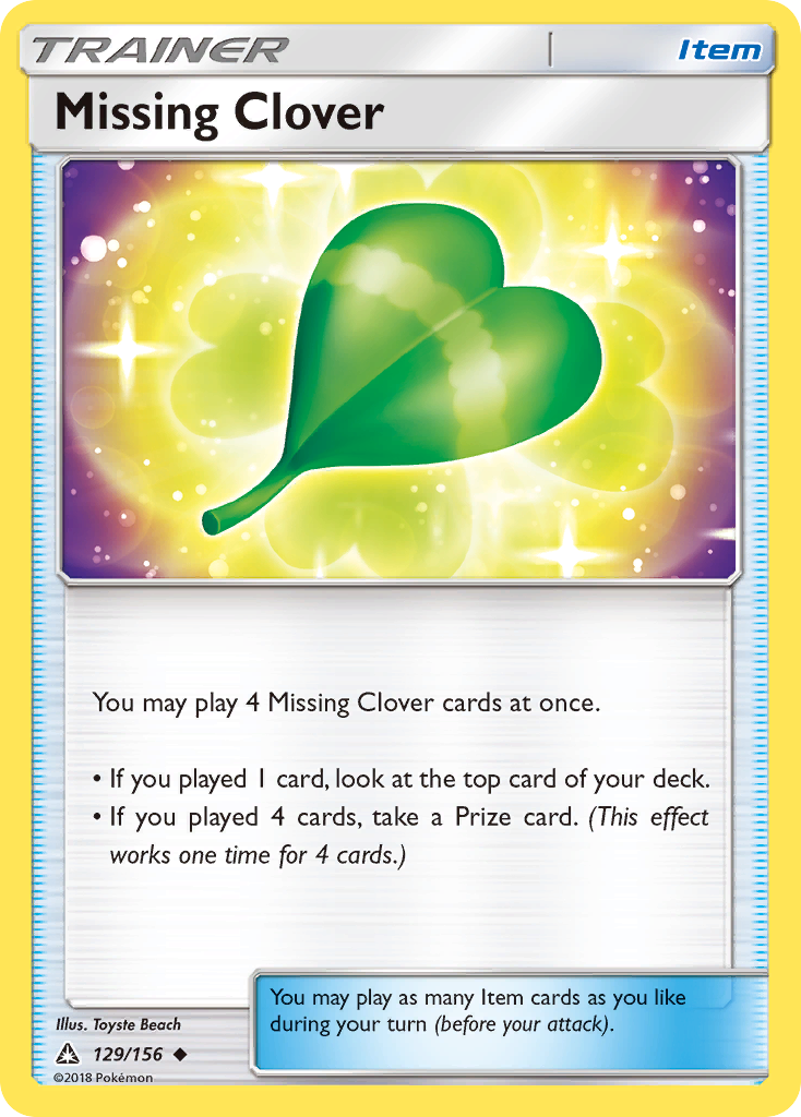 Missing Clover (129/156) [Sun & Moon: Ultra Prism] | GnG Games