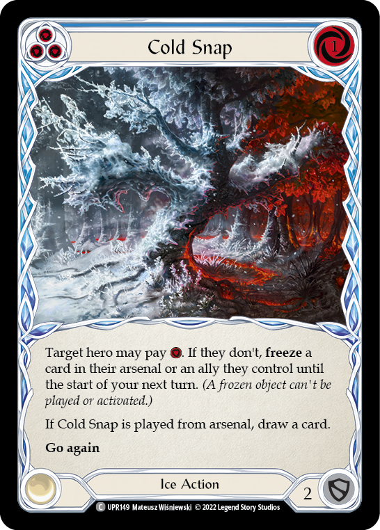 Cold Snap (Blue) [UPR149] (Uprising)  Rainbow Foil | GnG Games