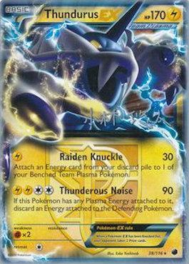 Thundurus EX (38/116) (Plasma Power - Haruto Kobayashi) [World Championships 2014] | GnG Games