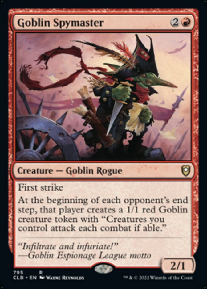 Goblin Spymaster [Commander Legends: Battle for Baldur's Gate] | GnG Games