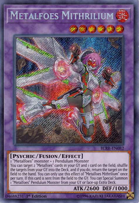 Metalfoes Mithrilium [BLRR-EN082] Secret Rare | GnG Games