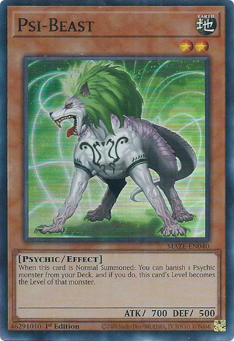 Psi-Beast [MAZE-EN040] Super Rare | GnG Games