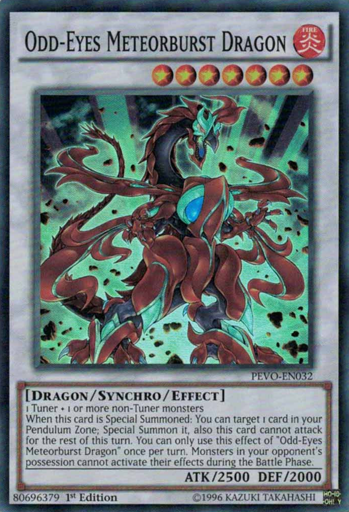 Odd-Eyes Meteorburst Dragon [PEVO-EN032] Super Rare | GnG Games