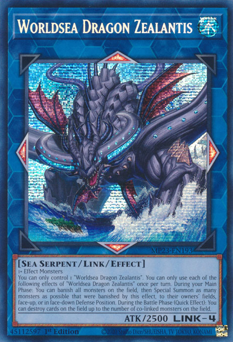 Worldsea Dragon Zealantis [MP23-EN193] Prismatic Secret Rare | GnG Games