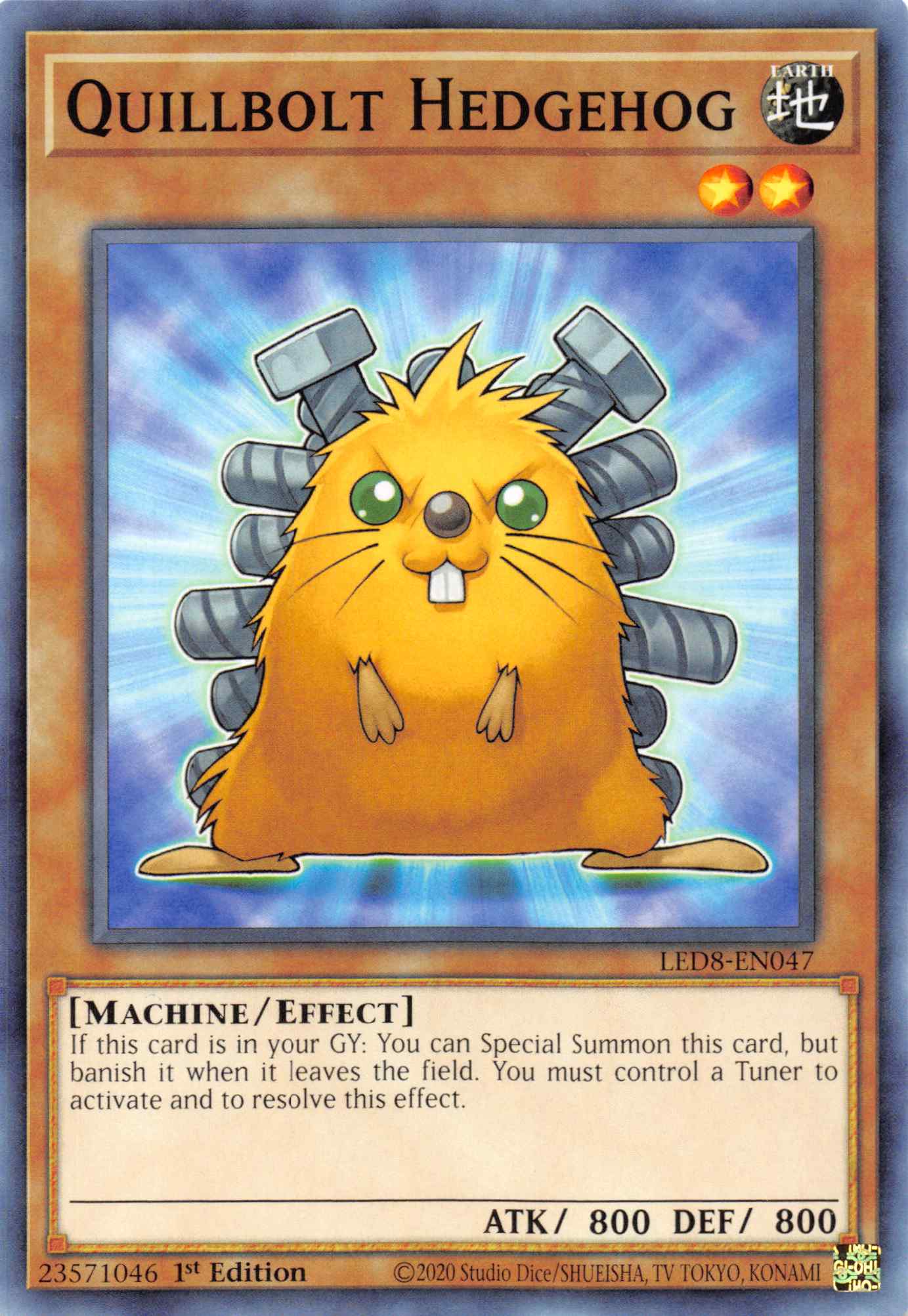 Quillbolt Hedgehog [LED8-EN047] Common | GnG Games