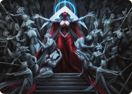 Elesh Norn, Mother of Machines Art Card [Phyrexia: All Will Be One Art Series] | GnG Games