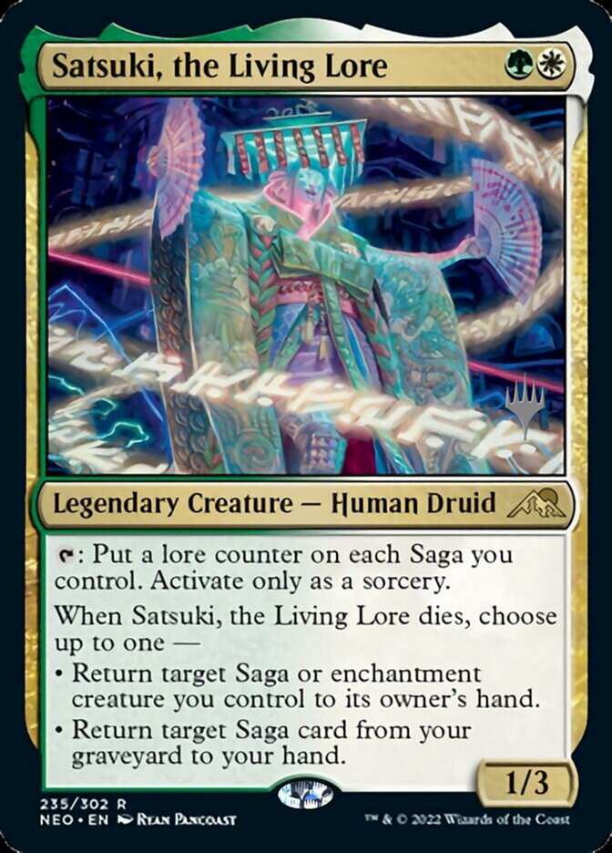 Satsuki, the Living Lore (Promo Pack) [Kamigawa: Neon Dynasty Promos] | GnG Games