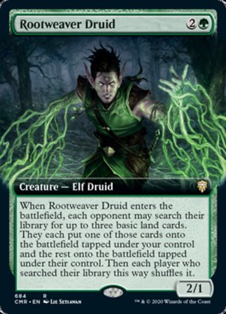 Rootweaver Druid (Extended Art) [Commander Legends] | GnG Games