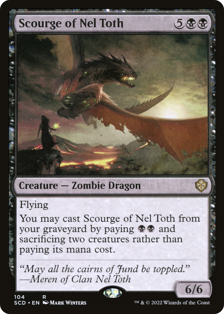 Scourge of Nel Toth [Starter Commander Decks] | GnG Games