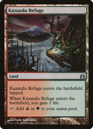 Kazandu Refuge [Commander 2011] | GnG Games