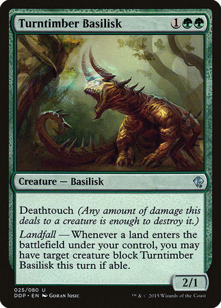 Turntimber Basilisk [Duel Decks: Zendikar vs. Eldrazi] | GnG Games