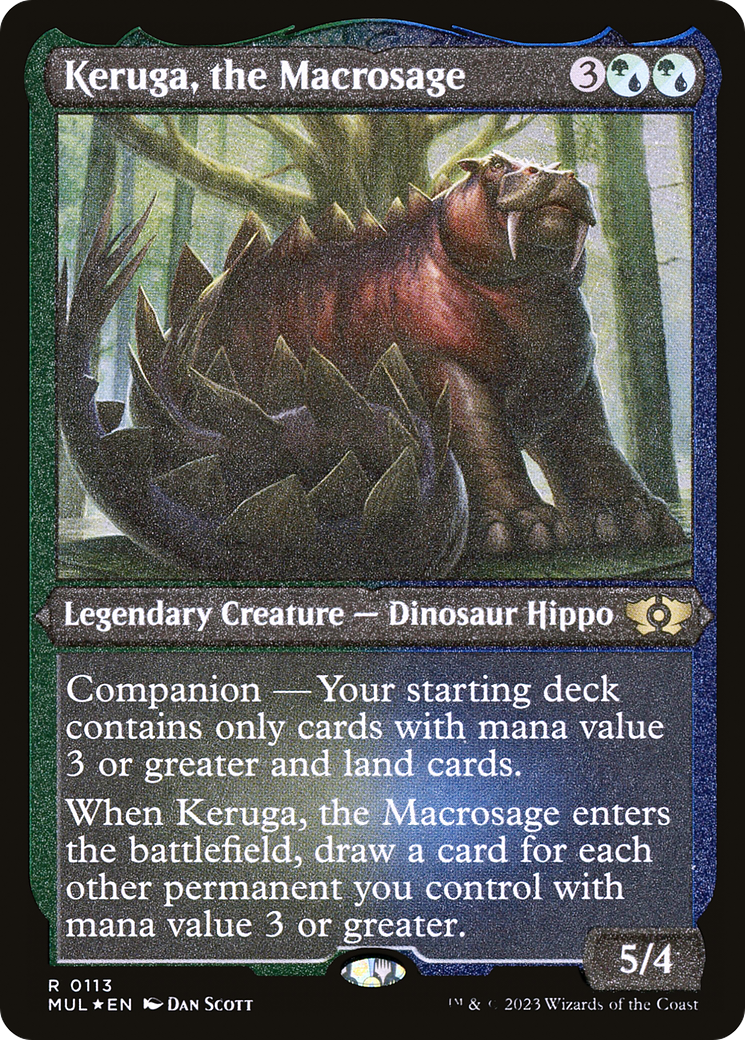 Keruga, the Macrosage (Foil Etched) [Multiverse Legends] | GnG Games