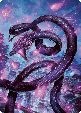 Junji, the Midnight Sky 2 Art Card [Kamigawa: Neon Dynasty Art Series] | GnG Games
