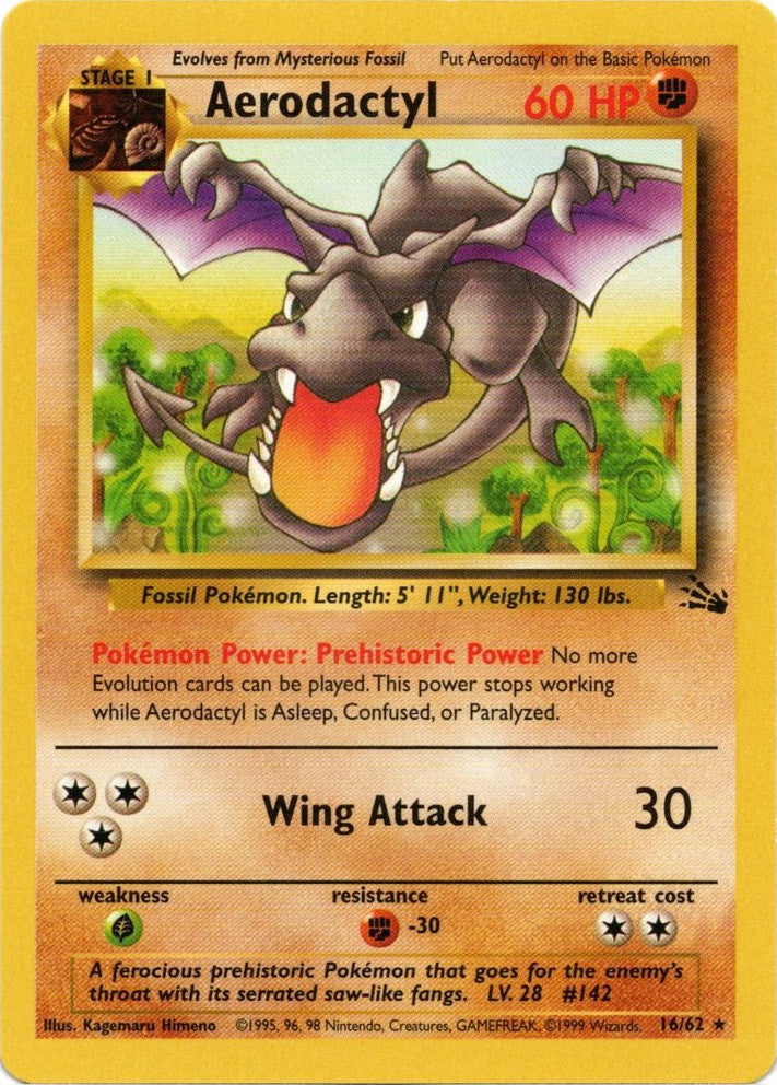Aerodactyl (16/62) [Fossil Unlimited] | GnG Games