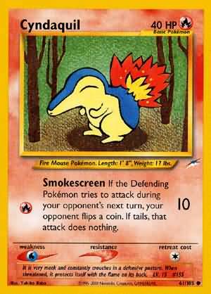 Cyndaquil (61/105) [Neo Destiny Unlimited] | GnG Games