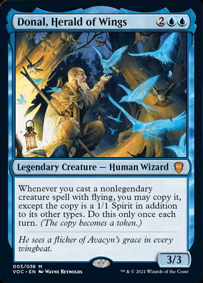 Donal, Herald of Wings [Innistrad: Crimson Vow Commander] | GnG Games