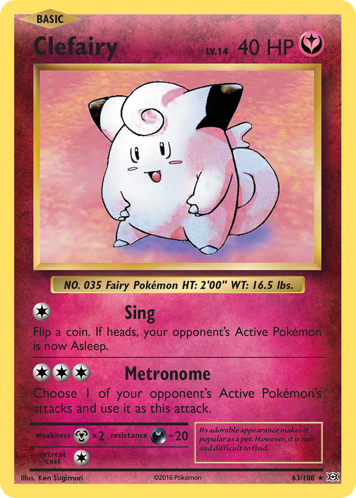 Clefairy (63/108) [XY: Evolutions] | GnG Games