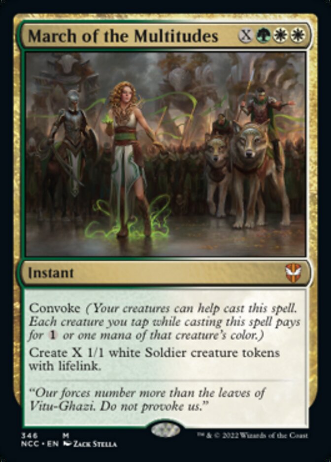 March of the Multitudes [Streets of New Capenna Commander] | GnG Games