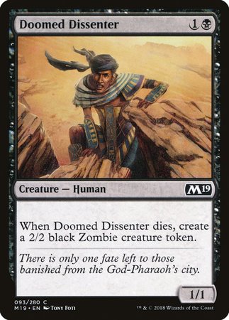 Doomed Dissenter [Core Set 2019] | GnG Games