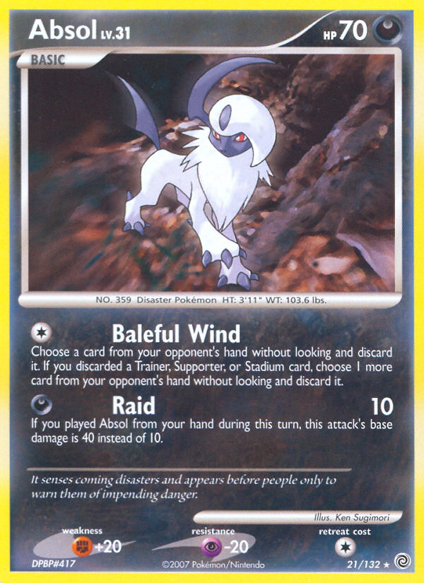 Absol (21/132) [Diamond & Pearl: Secret Wonders] | GnG Games