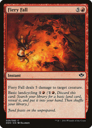 Fiery Fall [Duel Decks: Speed vs. Cunning] | GnG Games