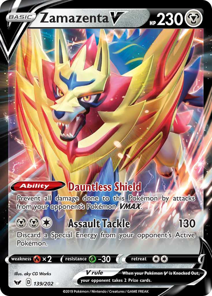 Zamazenta V (139/202) [Sword & Shield: Base Set] | GnG Games