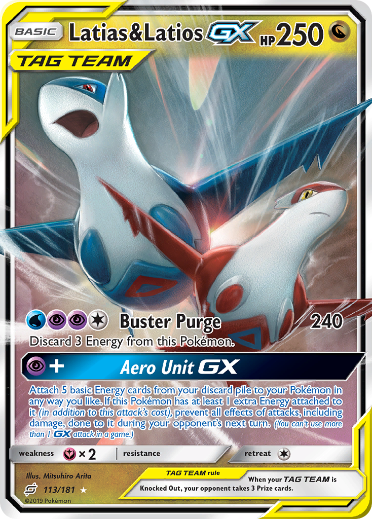 Latias & Latios GX (113/181) [Sun & Moon: Team Up] | GnG Games