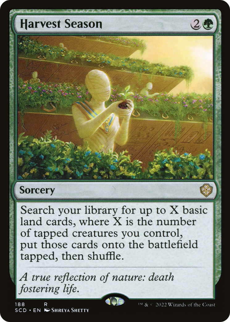 Harvest Season [Starter Commander Decks] | GnG Games