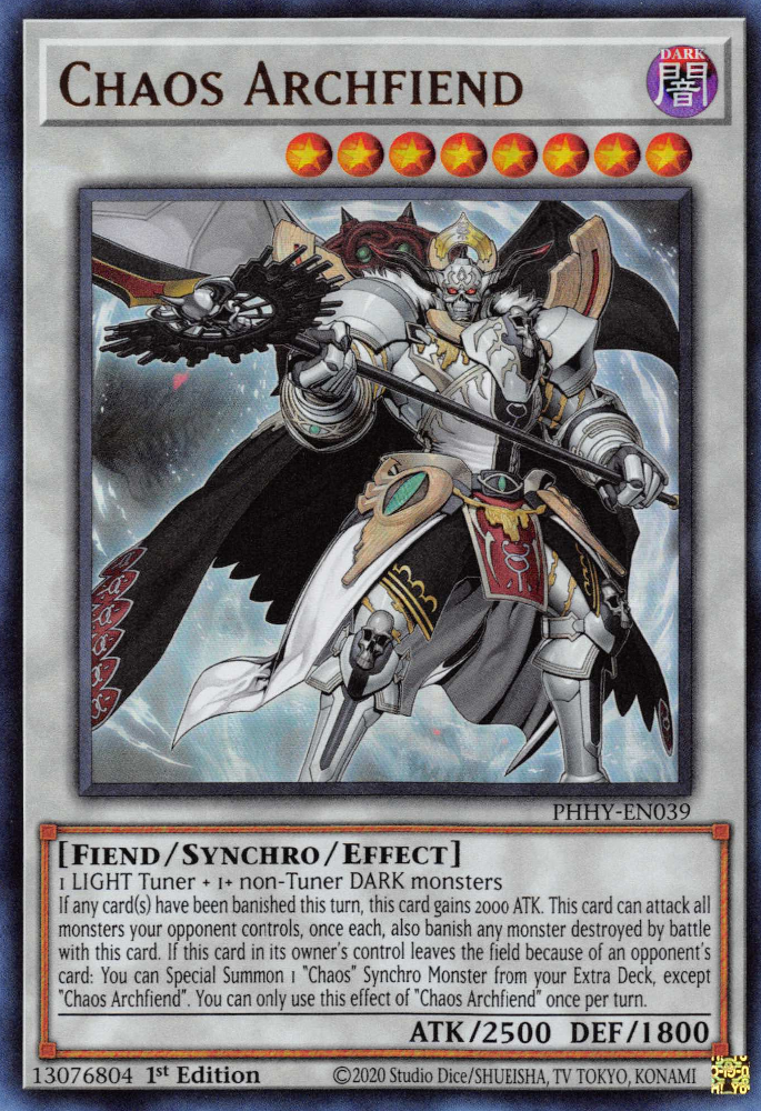 Chaos Archfiend [PHHY-EN039] Ultra Rare | GnG Games