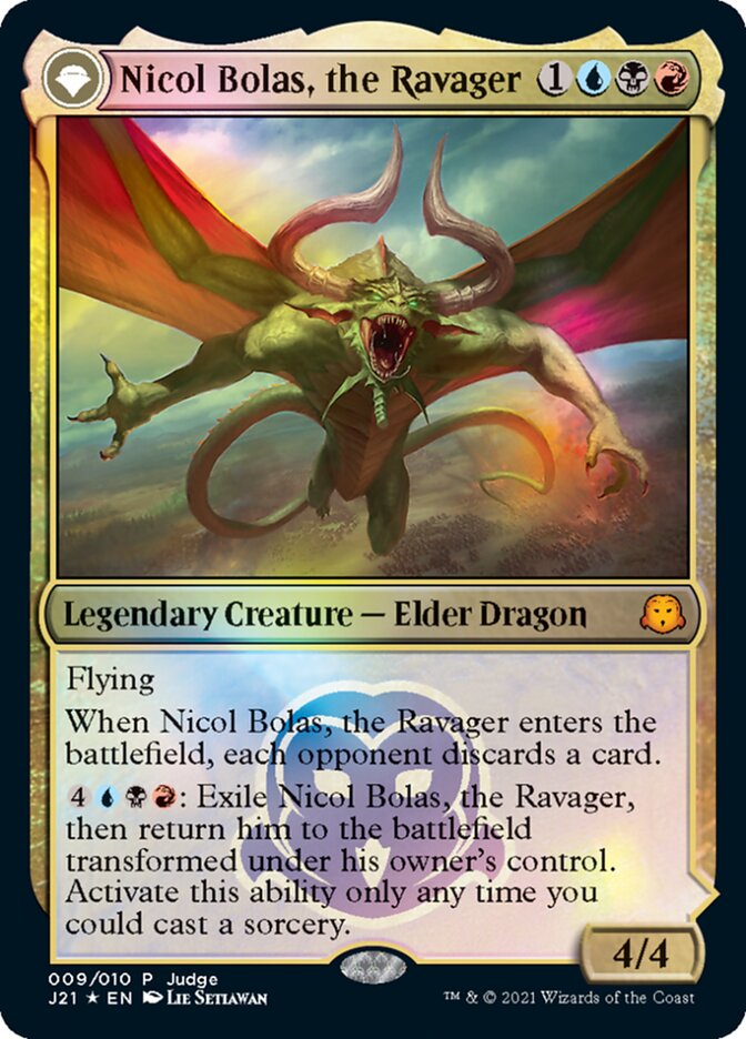 Nicol Bolas, the Ravager [Judge Gift Cards 2021] | GnG Games